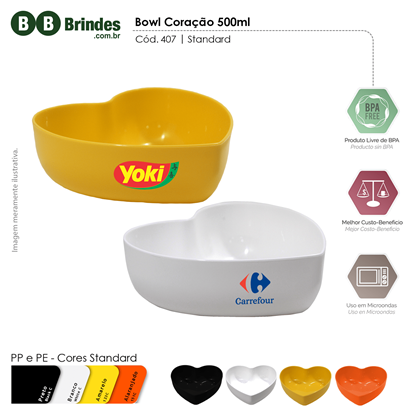 Bowl Coração 500ml