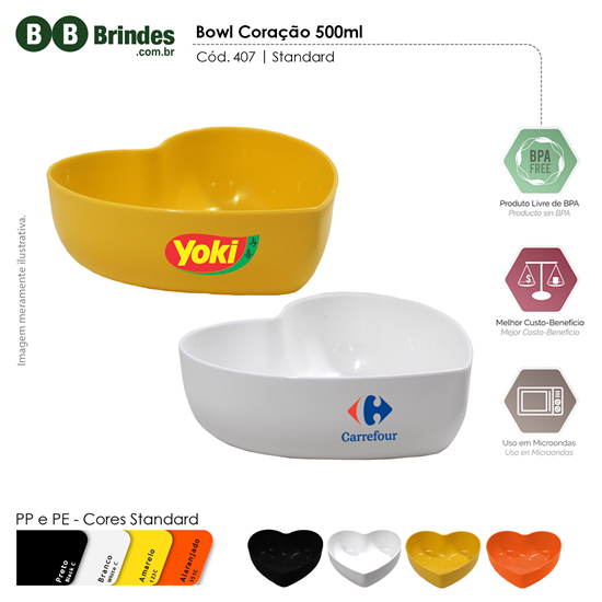 Bowl Coração 500ml