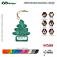 Enfeite de Natal Ecológico - Árvore - PLASTICARIA MIX 