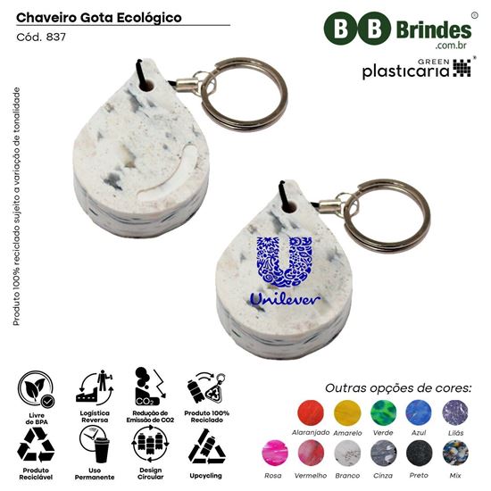 CHAVEIRO GOTA ECOLÓGICO - PLASTICARIA