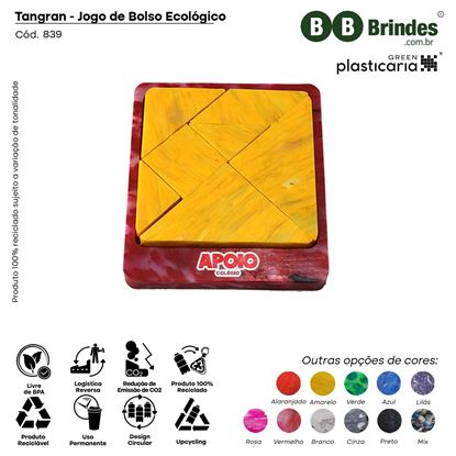 TANGRAN - JOGO DE BOLSO ECOLÓGICO - PLASTICARIA